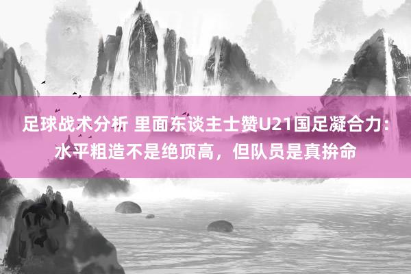 足球战术分析 里面东谈主士赞U21国足凝合力：水平粗造不是绝顶高，但队员是真拚命